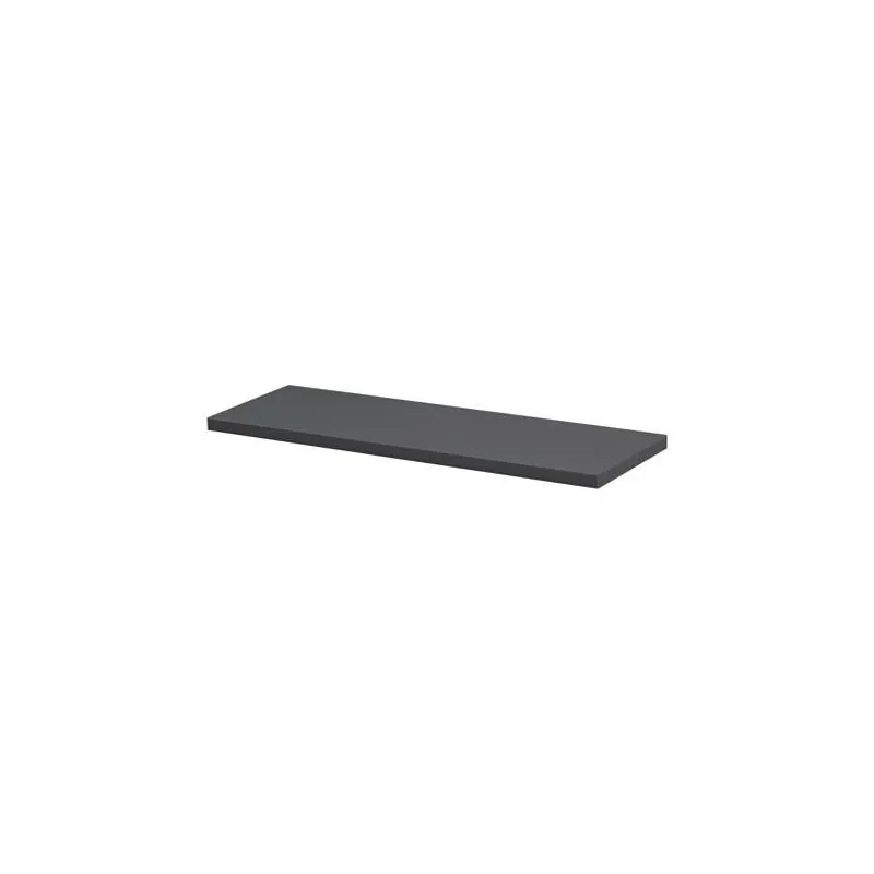 Dolle Lite Black Melamine Shelf Board – 23.6" X 7.9" Slim Wall Shelf, 0.75" Thick, 33 lb Capacity