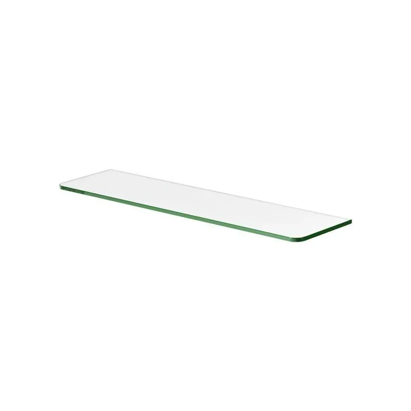 Dolle Glassline Clear Glass Shelf – 23.6" Wide, 5.9" Deep, 0.31" Thick, 11 lb Capacity