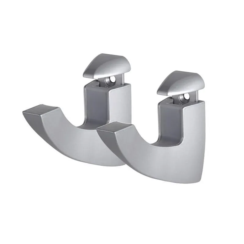 Dolle Scoop Maxi Silver Metal Shelf Clips – 55 lb Capacity, Pack Of 2
