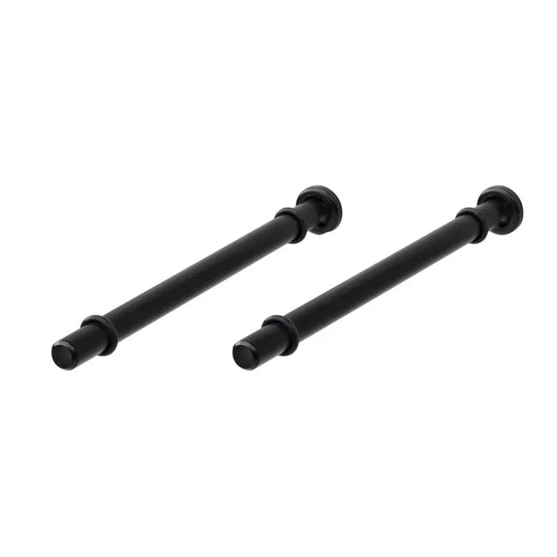 Dolle Atlas Black Steel Shelf Bracket – 0.9" H × 0.5" W × 7.9" D, 22‑lb Capacity