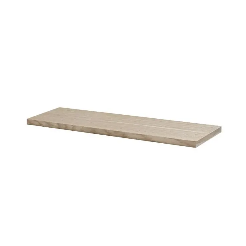 Dolle Lite Feelwood Oak Particle Board Wall Shelf – 23.6in Wide Decorative Shelf