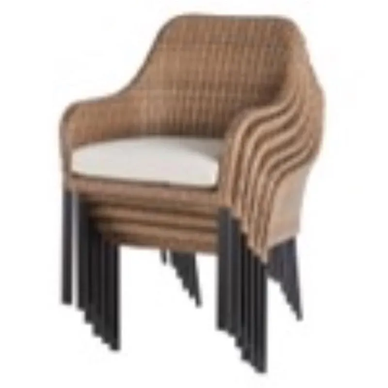 Brown Steel Frame Dining Chair – Living Accents