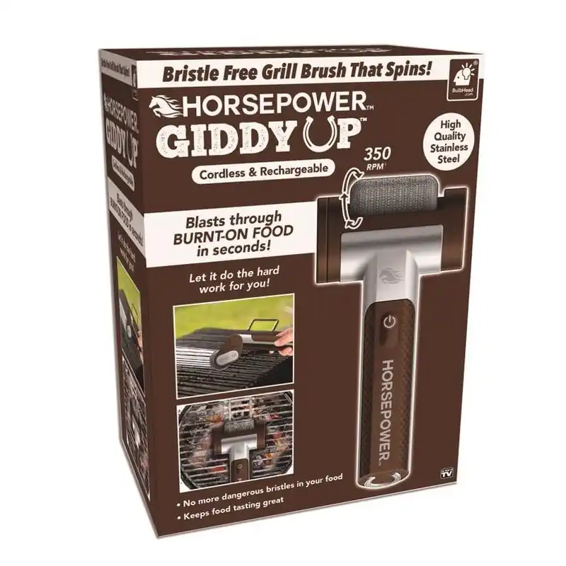 Premium Stainless Steel Grill Brush – Horsepower (As Seen On TV) – 1 Pack