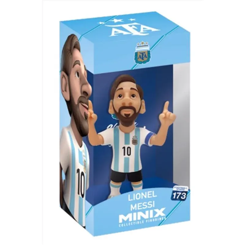 MINIX Lionel Messi Collectible Figure – Blue & White