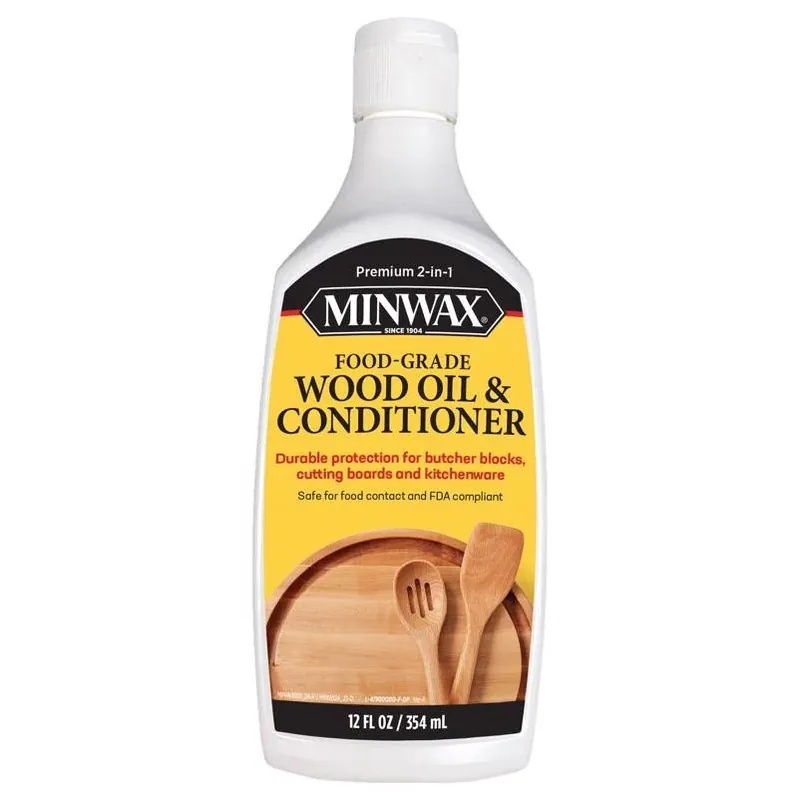 Minwax Food‑Safe Clear Wood Oil & Conditioner – 12 oz