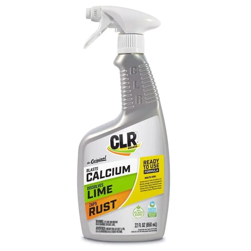 CLR Calcium Lime & Rust Remover – 22 oz Spray Bottle