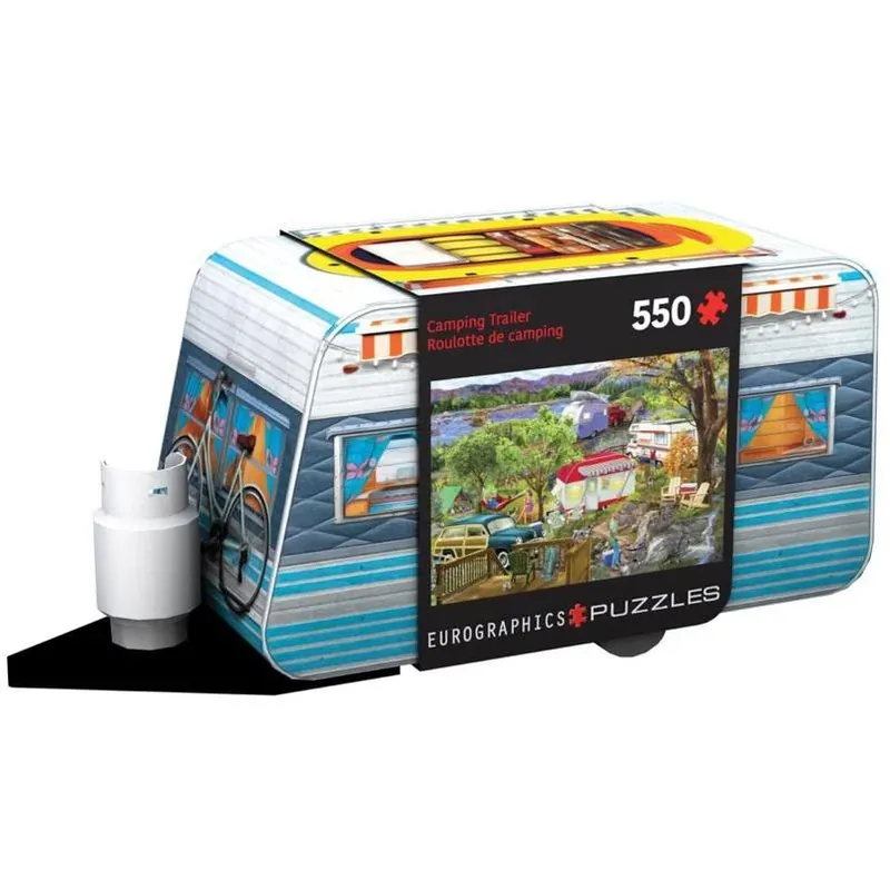 Eurographics 550‑Piece Camper Trailer Puzzle In Collectible Tin – Multicolor