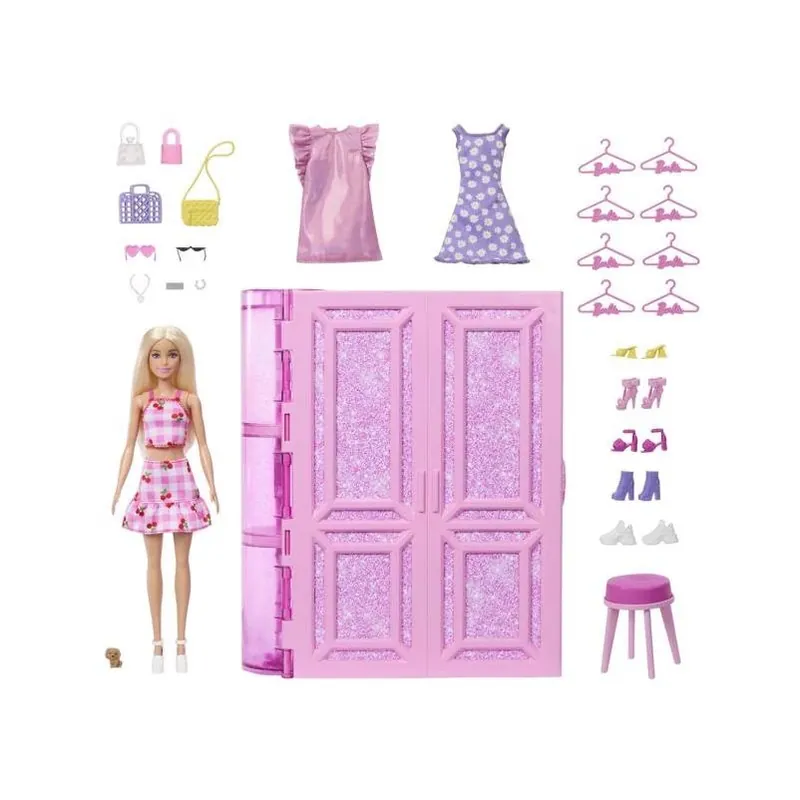 Barbie Dream Closet Playset – Colorful Dress‑Up Wardrobe For Kids