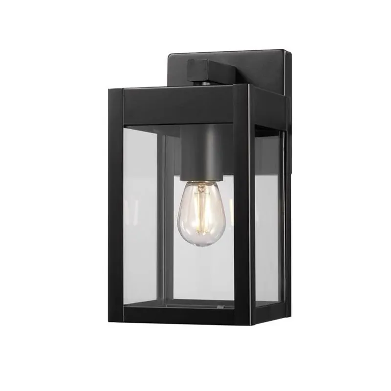 Matte Black 1W Solar LED Lantern – Globe Electric