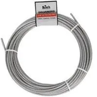 Koch A45172 Aircraft Cable, 50 Ft Length, 3/16 To 1/4 In Diameter, 840 Lb Limit