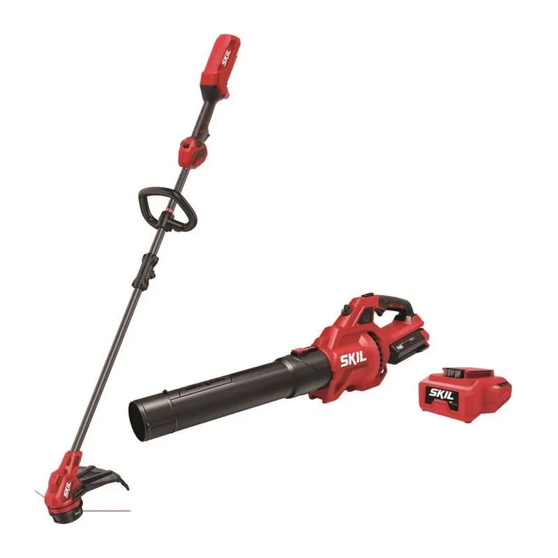 SKIL PWR CORE 40V Cordless Trimmer & Blower Combo Kit With Battery And Charger