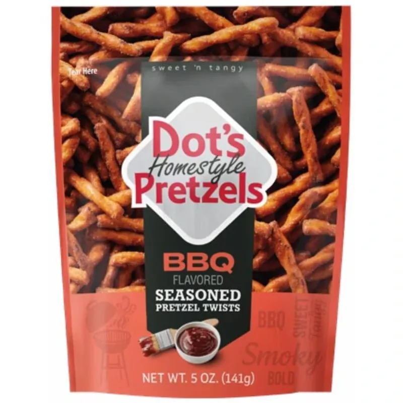DOT‘S Homestyle BBQ Pretzel Twists – 5 oz Snack