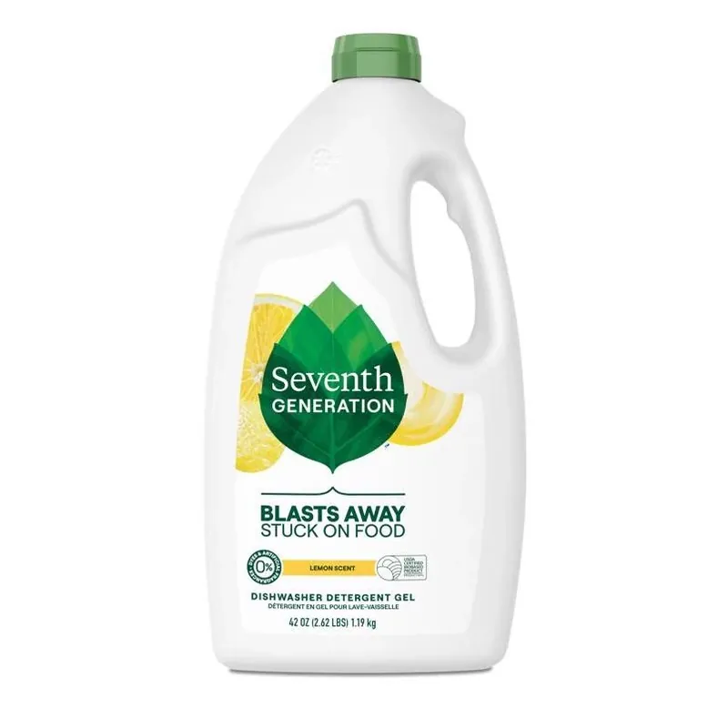 Seventh Generation Lemon Gel Dishwasher Detergent – 42 Oz Concentrated Clean