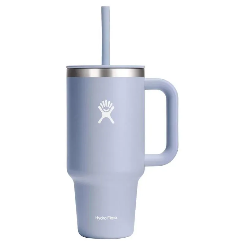 Hydro Flask 32‑oz Insulated Straw Tumbler – Surf Blue, BPA‑Free Stainless Steel