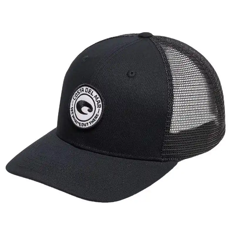 Costa Black Medallion Trucker Cap – Adjustable Unisex Style