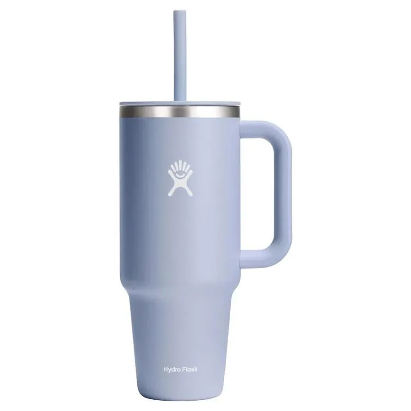Hydro Flask 40‑oz Surf‑Blue Insulated Straw Tumbler – BPA‑Free