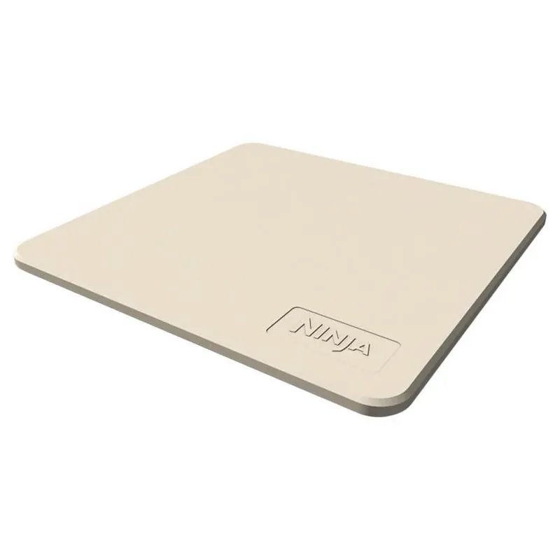 Ninja Artisan 16‑Inch Beige Ceramic Pizza Stone For Grill – Non‑Stick, Heat‑Resistant Handles