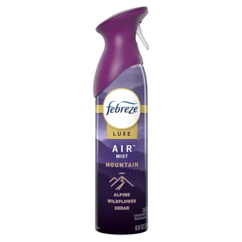 Febreze Luxe Mountain 8.8 Oz Air Freshener Spray – Premium Aerosol Home Fragrance
