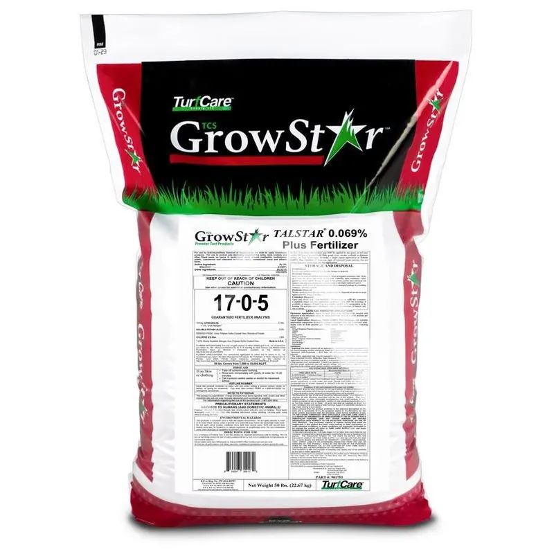 GrowStar Talstar Insect & Grub Control Lawn Fertilizer – 15,000 sq ft Coverage For All Grasses