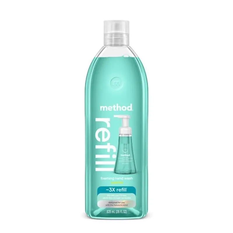 Method Foam Hand Wash – Waterfall Fragrance, 28 oz (Refillable)