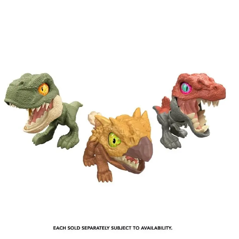 Jurassic World Mighty Little Biters Assorted Dino Action Figure – 3‑Inch Collectible Toy For Kids 4+
