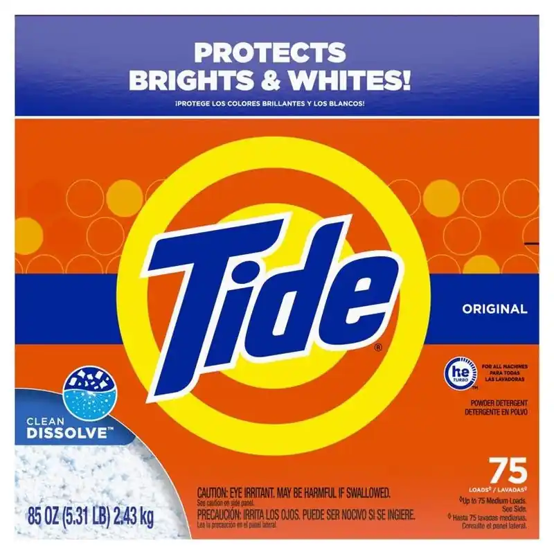 Tide Original Scent Powder Laundry Detergent – 85 oz (75 Loads)