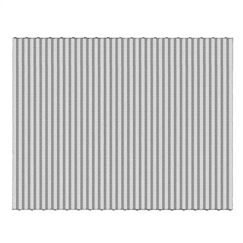 Vivsun Multi-Color Stripe Polyester Accent Rug – 96" X 120" Indoor/Outdoor