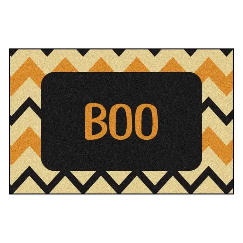 Multi‑Color Chevron Outdoor Rubber Door Mat – 30" X 20", Non‑Slip, Recycled Rubber