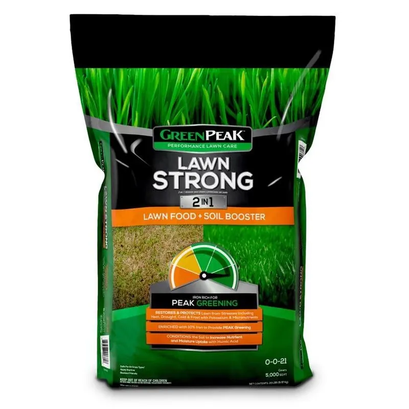 GreenPeak Lawn Strong High‑Potash Granular Fertilizer – 20 lb, Covers 5,000 sq ft