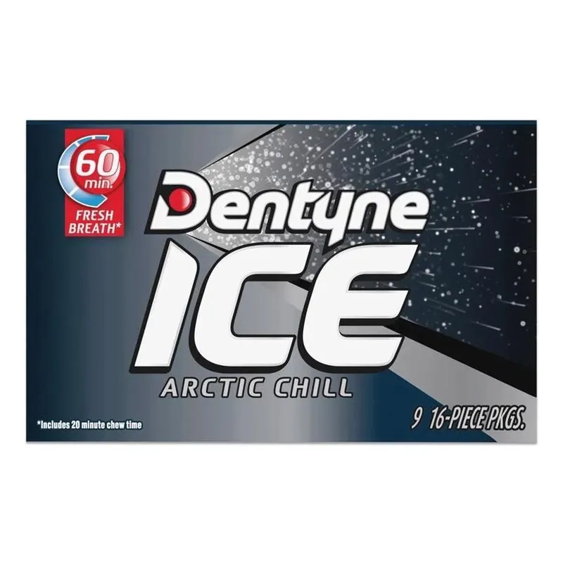 Dentyne Sugar‑Free Arctic Chill Chewing Gum – 1 Pack