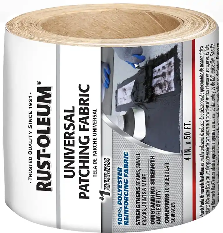Universal Patching Fabric, White, 4-In. X 50-Ft.