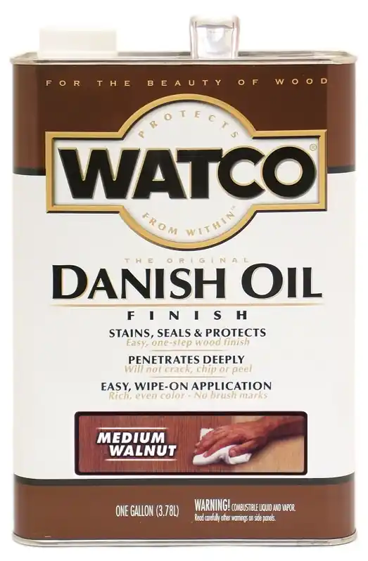 WATCO Transparent Medium Walnut Oil-Based Danish Oil 1 Gal