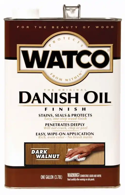 Danish Oil Finish, Dark Walnut, 1-Gallon