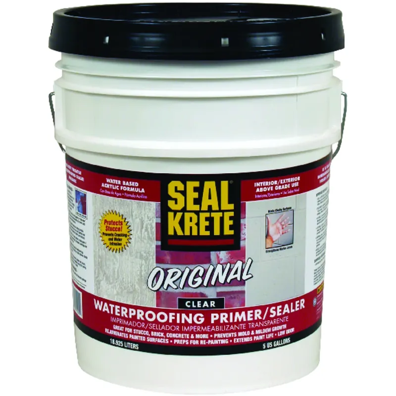 Original Clear Water-based Waterproofing Primer & Sealer 5 Gallon