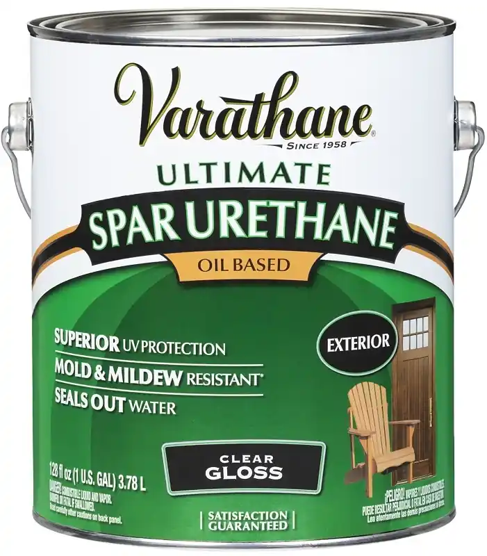 Premium Exterior Spar Urethane, Oil-Based, Gloss, 1-Gallon