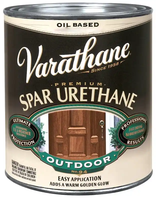 Exterior Spar Urethane Finish, Oil-Based, Clear Gloss, 1-Qt.