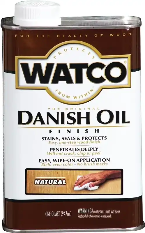 Danish Oil Wood Finish, Natural, 1-Qt.