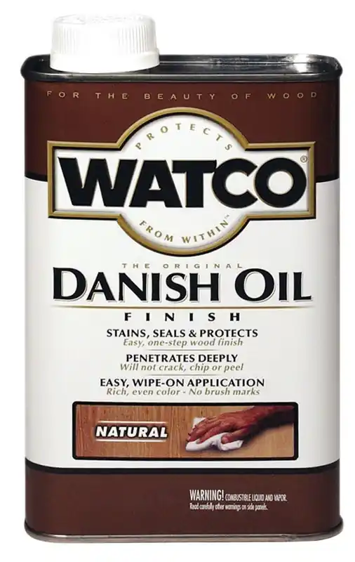Danish Oil Wood Finish, Natural, 1-Pt.
