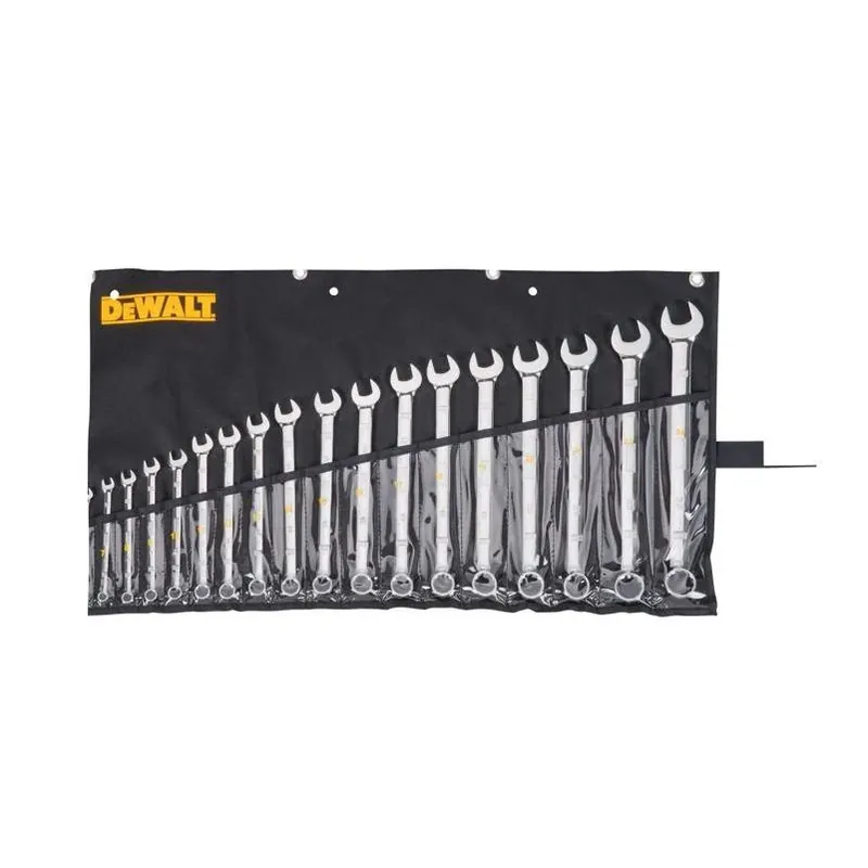 DeWalt 18‑Piece Metric Combination Wrench Set