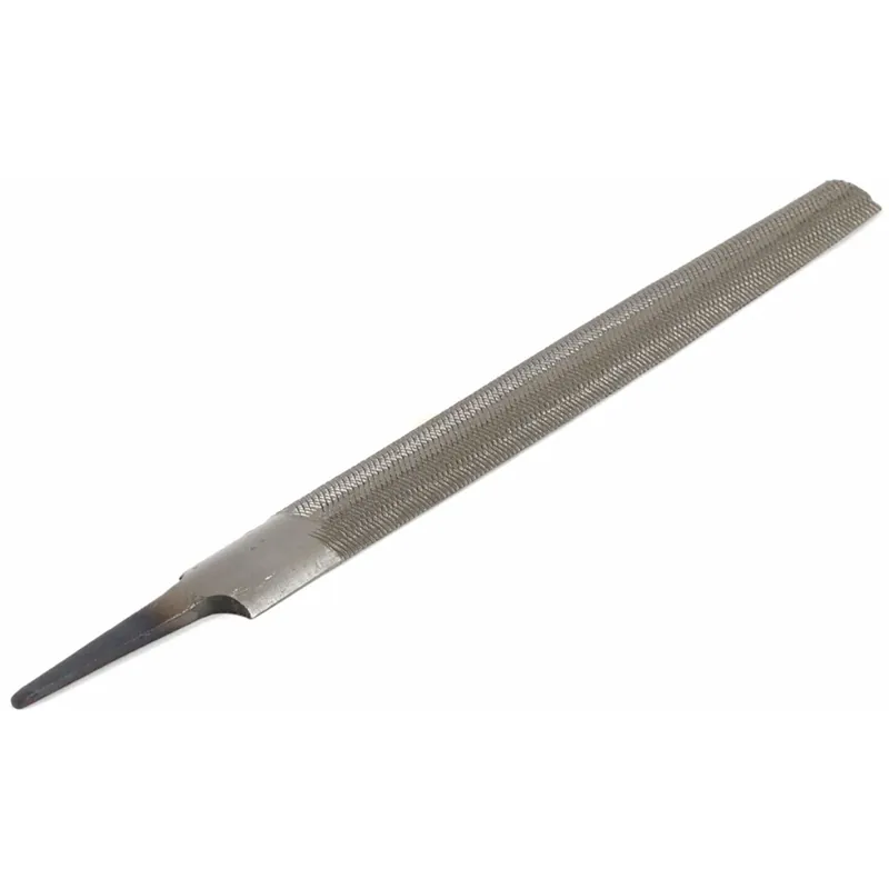 Forney 6 In. L X 0.6 In. W Metal Machinist Double Cut Bastard Half-round File