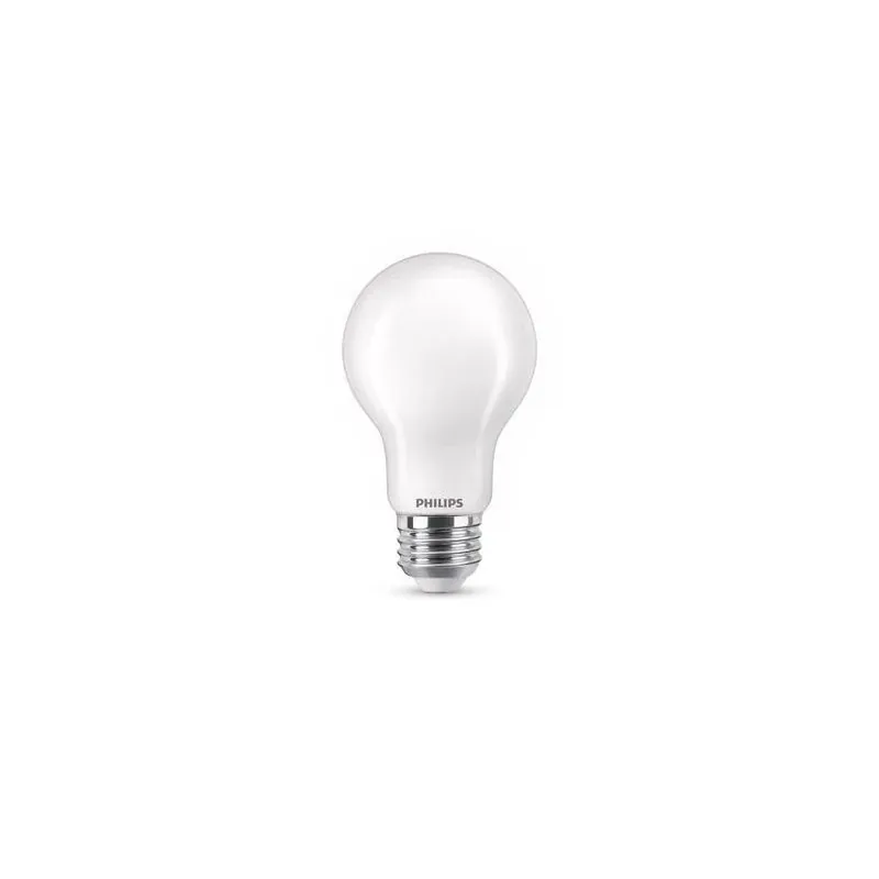 Philips Daylight Filament LED A19 Bulb – 75W Equivalent, Dimmable, 2‑Pack (E26)