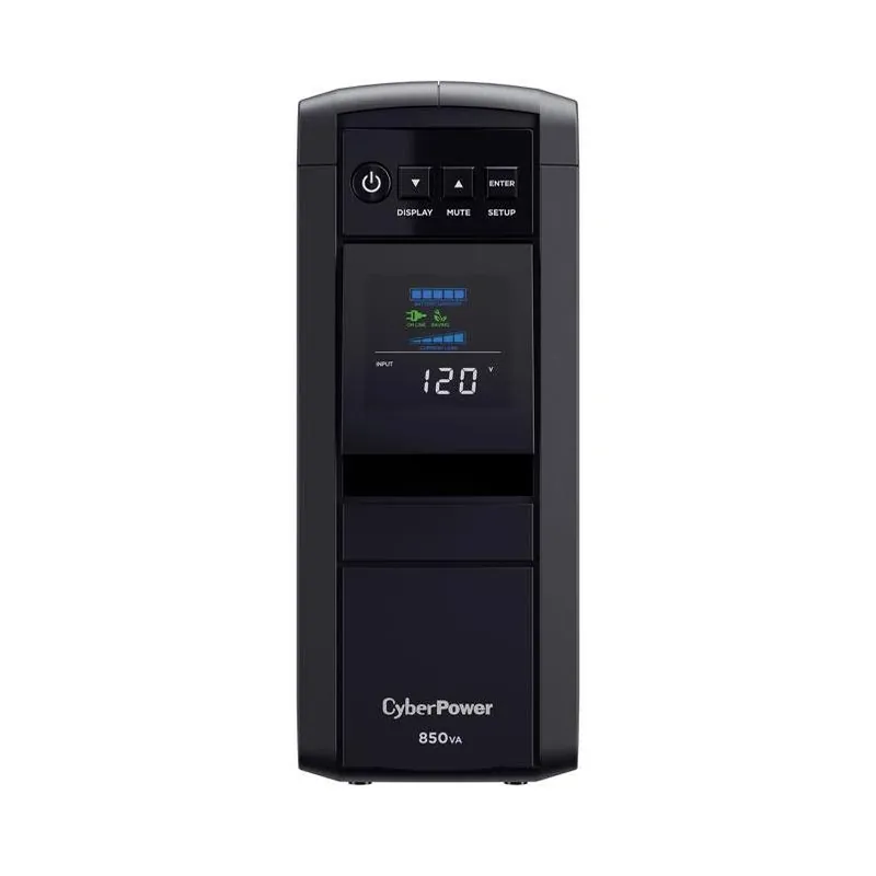 CyberPower 5‑Ft 10‑Outlet 1150‑Joule Battery Backup & Surge Protector – Black