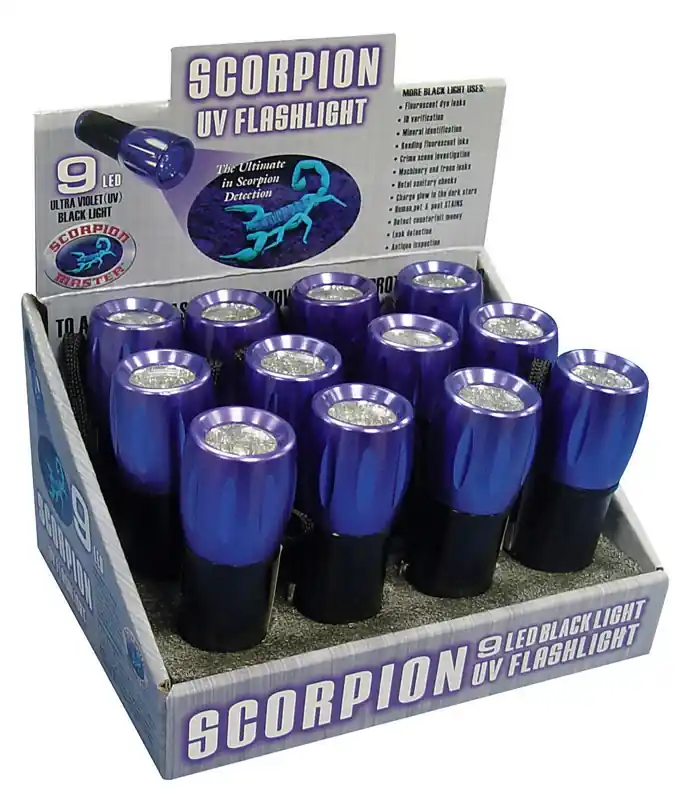 Blacklight Scorpion & Currency Detector, 9 LED