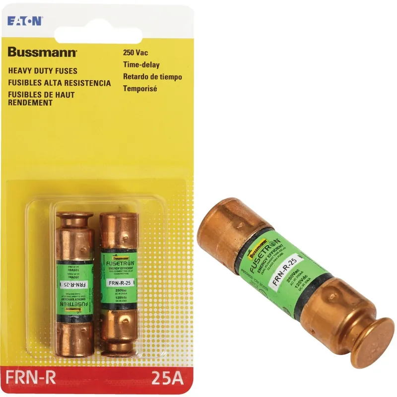 Bussmann 25 Amps Dual Element Time Delay Fuse 2 Pk
