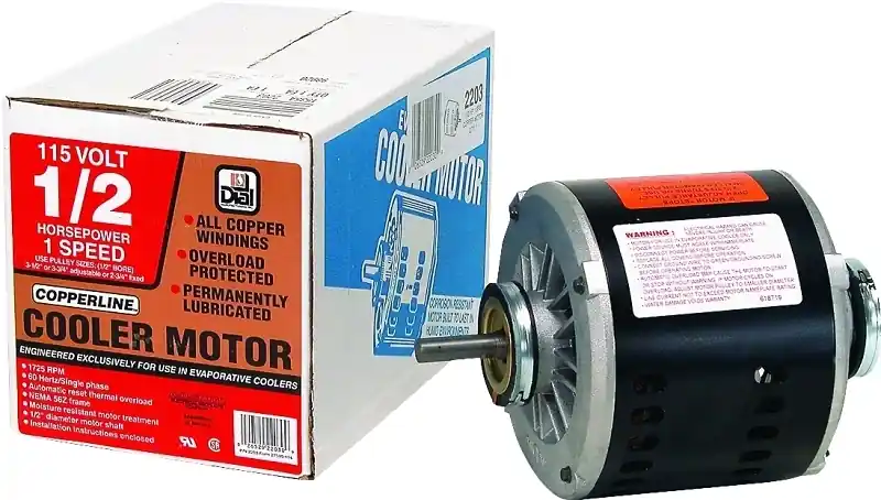 Evaporative Cooler Motor, 1-Speed, 1/2-HP, 115-Volt