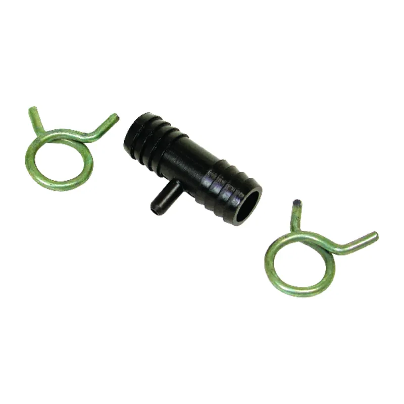 1/2 In. W Black Steel Bleed Off Tee And Clamp For Evaporative Coolers