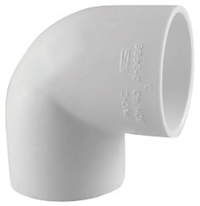 Charlotte Pipe Schedule 40 2-1/2 In. Slip X 2-1/2 In. D Slip PVC Elbow 1 Pk