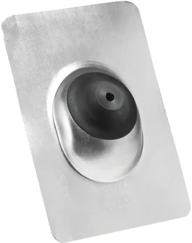 No-calk 1/2 In. To 1 In. Galvanized Solar Roof Pipe Flashing 12-1/2 In. W X 9 In. L