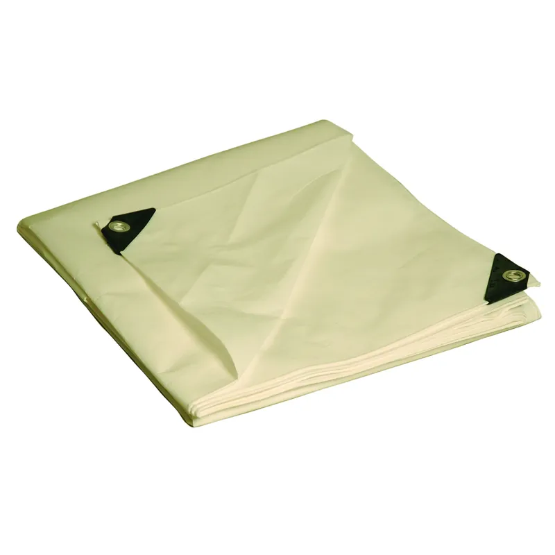 Dry Top 10 Ft. W X 20 Ft. L Heavy Duty Polyethylene Tarp White
