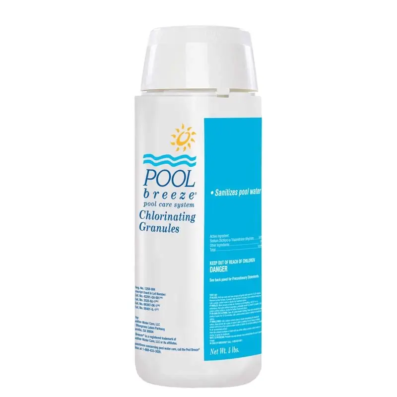 Granule Chlorinating Chemicals 5 Lb For Effective Pool Sanitation
